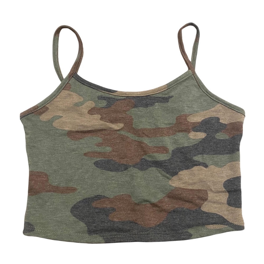 Fashion Nova Camo Tank Crop